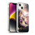 Random Galaxy Space Cat Reaching Big Pizza Soft Gel Case for Apple iPhone 14 Plus & MagSafe