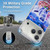 Random Galaxy Space Cat Blue Galaxy & Pizza Soft Gel Case for Apple iPhone 17 Pro