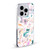 Ninola Pattern Abstract Petals Soft Gel Case for Apple iPhone 13