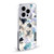 Ninola Pattern Abstract Crystals Blue Soft Gel Case for Apple iPhone 14 Pro & MagSafe