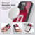 Ohio State University Logo Red Camou Gel Armour Case For Apple iPhone 14 Pro Max