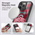 Ohio State University Logo Plaid Gel Armour Case For Apple iPhone 16 Pro