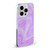 Suzan Lind Marble Swirls Purple White Soft Gel Case for Apple iPhone 11