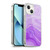 Suzan Lind Marble Swirls Purple Soft Gel Case for Apple iPhone 13