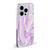 Suzan Lind Marble Swirls Purple White Gray Soft Gel Case for Apple iPhone 13
