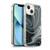 Suzan Lind Marble Swirls Teal And Black Soft Gel Case for Apple iPhone 13