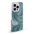 Suzan Lind Marble Swirls Teal Soft Gel Case for Apple iPhone 13 Mini & MagSafe