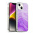 Suzan Lind Marble Swirls Purple Soft Gel Case for Apple iPhone 14
