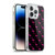 PLdesign Sparkly Flamingo Pink Pattern On Black Soft Gel Case for Apple iPhone 13 Pro & MagSafe