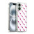 PLdesign Sparkly Flamingo Pink Pattern On White Soft Gel Case for Apple iPhone 16 Plus & MagSafe