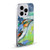 Wyanne Birds Blue and Orange Feathers Soft Gel Case for Apple iPhone 14 Plus & MagSafe