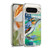 Wyanne Birds Blue and Orange Feathers Soft Gel Case for Google Pixel 9 / Pixel 9 Pro