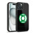 Green Lantern DC Comics Logos Black Gel Armour Case For Apple iPhone 15