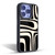 Kierkegaard Design Studio Retro Abstract Patterns Palm Springs Black Cream Gel Armour Case For Apple iPhone 11