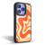 Kierkegaard Design Studio Retro Abstract Patterns Tangerine Orange Tone Gel Armour Case For Apple iPhone 13 Pro