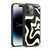 Kierkegaard Design Studio Retro Abstract Patterns Black Almond Cream Swirl Gel Armour Case For Apple iPhone 14 Pro Max