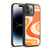 Kierkegaard Design Studio Retro Abstract Patterns Tangerine Wave Machine Gel Armour Case For Apple iPhone 14 Pro Max