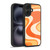 Kierkegaard Design Studio Retro Abstract Patterns Tangerine Wave Machine Gel Armour Case For Apple iPhone 16