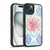 Micklyn Le Feuvre Floral Patterns Indian Ink Rainbow Version Gel Armour Case For Apple iPhone 15