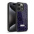 P.D. Moreno Patterns Black Purple Gel Armour Case For Apple iPhone 15 Pro