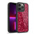 PLdesign Sparkle Prints Dark Pink Red Gel Armour Case For Apple iPhone 13 Pro