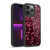 PLdesign Sparkle Prints Burgundy Red Gel Armour Case For Apple iPhone 14 Pro