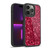 PLdesign Sparkle Prints Dark Pink Red Gel Armour Case For Apple iPhone 14 Pro