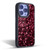 PLdesign Sparkle Prints Burgundy Red Gel Armour Case For Apple iPhone 15 Pro