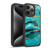 UtArt Malachite Emerald Aquamarine Gold Waves Gel Armour Case For Apple iPhone 15 Pro