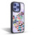 Artpoptart Animals Purple Zebra Gel Armour Case For Apple iPhone 13 Pro