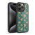 PLdesign Food Patterns Cool Fun Pizza Slices Teal Gel Armour Case For Apple iPhone 15 Pro