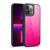 PLdesign Geometric Patterns Hot Pink Gradient Mesh Gel Armour Case For Apple iPhone 13 Pro Max