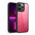 PLdesign Geometric Patterns Magenta Pink Ombre Mesh Gel Armour Case For Apple iPhone 13 Pro