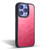 PLdesign Geometric Patterns Magenta Pink Ombre Mesh Gel Armour Case For Apple iPhone 14 Pro Max