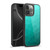 PLdesign Geometric Patterns Turquoise Gradient Mesh Gel Armour Case For Apple iPhone 16 Pro Max