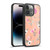 Anis Illustration Flower Pattern 2 Peach Gel Armour Case For Apple iPhone 14 Pro Max