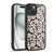 Anis Illustration Flower Pattern 2 Black 1 Gel Armour Case For Apple iPhone 15