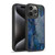 LebensArt Mineral Marble Indigo Gel Armour Case For Apple iPhone 15 Pro