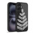 Cat Coquillette Nature Leaflets Black Gel Armour Case For Apple iPhone 16