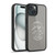 LebensArt Pastels Silver Skull Gel Armour Case For Apple iPhone 15
