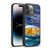 UtArt Dark Night Marble Golden Seas Gel Armour Case For Apple iPhone 14 Pro Max