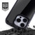 PLdesign Sparkly Flamingo Pink Pattern On Black Gel Armour Case For Apple iPhone 16 Pro Max