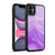 Suzan Lind Marble Swirls Purple Gel Armour Case For Apple iPhone 11