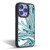 Suzan Lind Marble Swirls Teal White Gel Armour Case For Apple iPhone 14 Pro Max