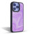 Suzan Lind Marble Swirls Purple White Gel Armour Case For Apple iPhone 15