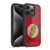 The Flash DC Comics Logo Distressed Look Gel Armour Case For Apple iPhone 15 Pro