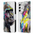 Pixie Cold Animals I See The Future Leather Book Wallet Case Cover For Samsung Galaxy S22 5G