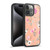 Anis Illustration Flower Pattern 2 Peach Gel Armour Case For Apple iPhone 15 Pro Max