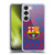 FC Barcelona Crest Patterns Glitch Soft Gel Case for Samsung Galaxy S23 5G & MagSafe