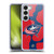 NHL Columbus Blue Jackets Cow Pattern Soft Gel Case for Samsung Galaxy S23 5G & MagSafe